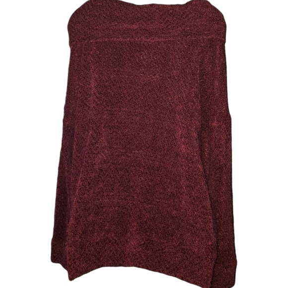 NWT Wasabi+Mint Furry Fleece Cowl Neck Long Sleeve Sweater - Picture 3 of 3